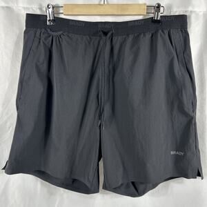 Brady Brand Shorts Mens Extra Large Zero Weight Black Zip Pocket Tom Brady